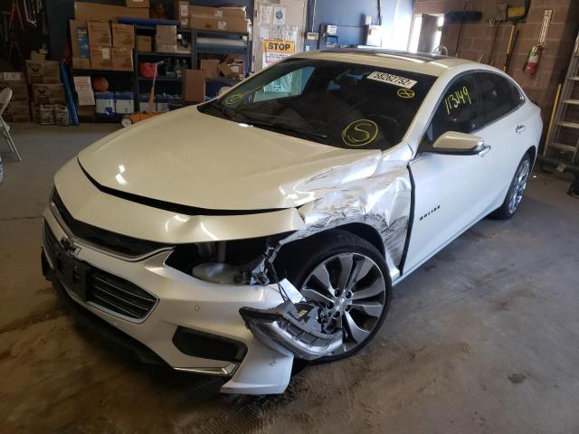 1G1ZH5SXXGF240535 - 2016 CHEVROLET MALIBU PRE თეთრი ფოტო 2