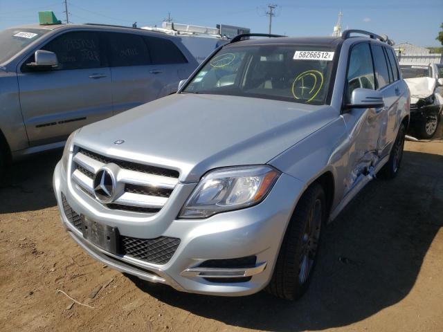 WDCGG8JB7DF996676 - 2013 MERCEDES-BENZ GLK 350 4M BLUE photo 2