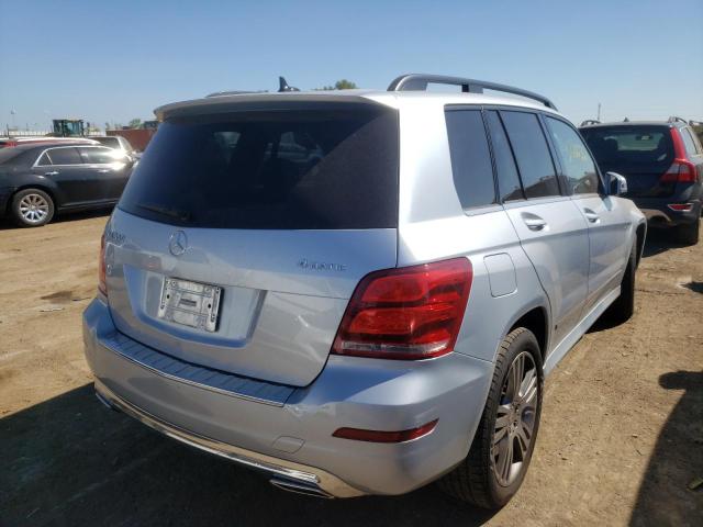 WDCGG8JB7DF996676 - 2013 MERCEDES-BENZ GLK 350 4M BLUE photo 4