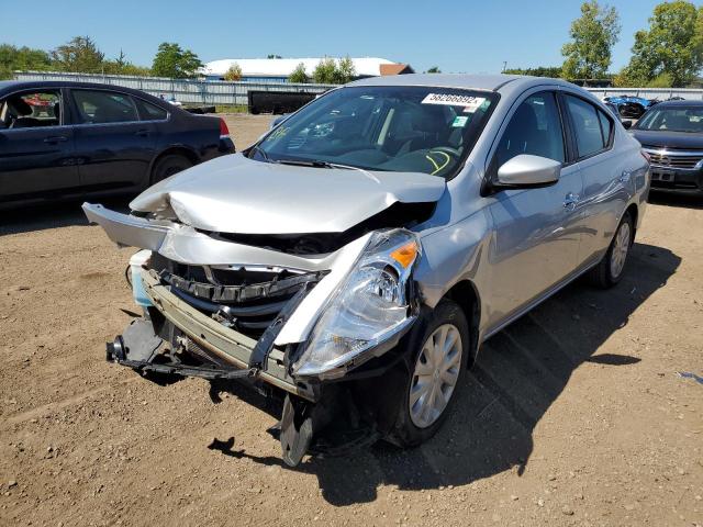 3N1CN7AP8GL861462 - 2016 NISSAN VERSA S GRAY photo 2