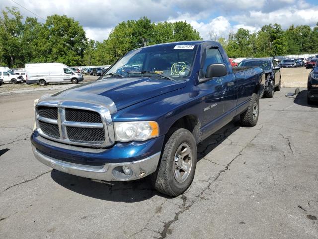 1D7HU16N84J171570 - 2004 DODGE RAM 1500 BLUE photo 2