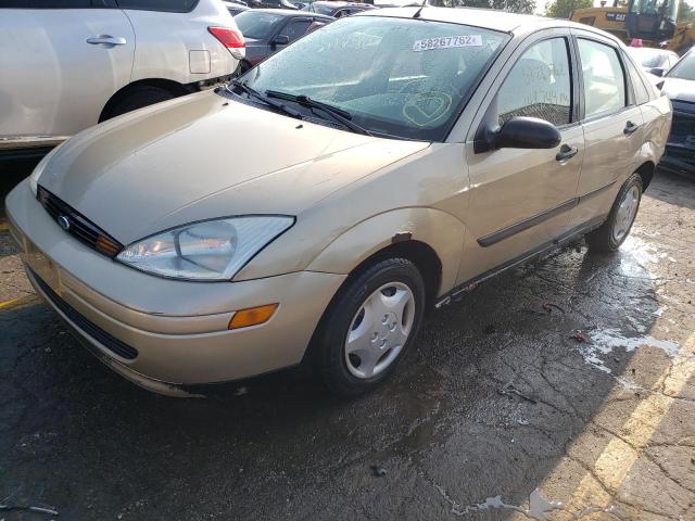 1FAFP33P92W265411 - 2002 FORD FOCUS LX GOLD photo 2