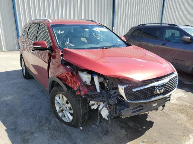 5XYPGDA52HG223254 - 2017 KIA SORENTO RED photo 1