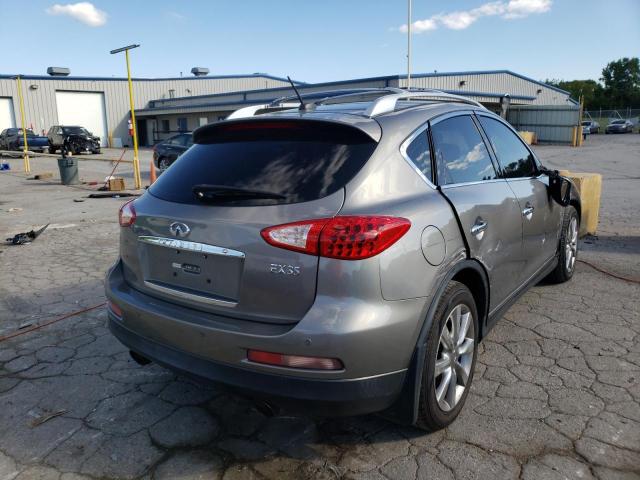 JNKAJ09E18M304313 - 2008 INFINITI EX35 BASE GRAY photo 4