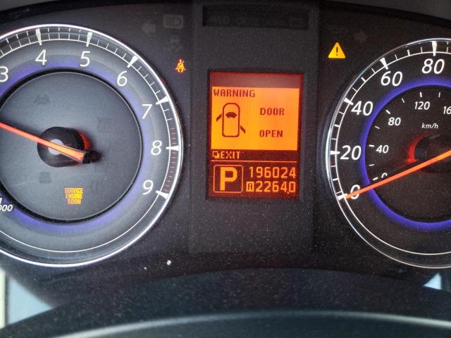 JNKAJ09E18M304313 - 2008 INFINITI EX35 BASE GRAY photo 8