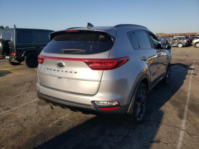 KNDP63AC1N7997256 - 2022 KIA SPORTAGE S GRAY photo 4