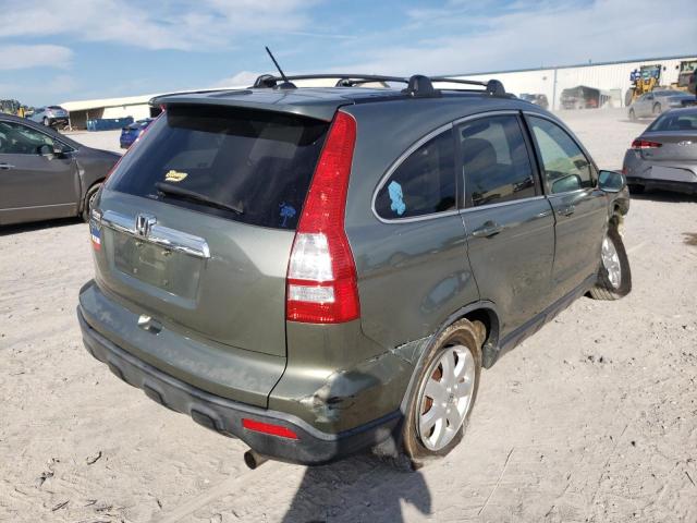 JHLRE487X8C033246 - 2008 HONDA CR-V EXL GREEN photo 4