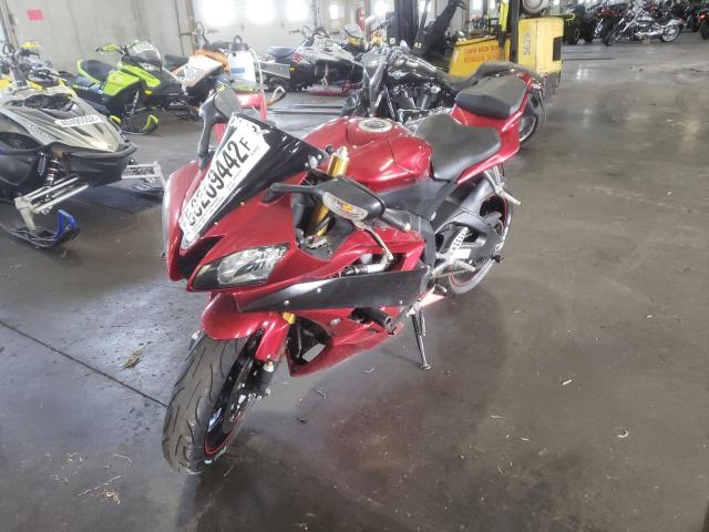 JYARJ12E77A015095 - 2007 YAMAHA YZFR6 L RED photo 2