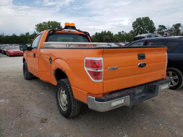 1FTMF1CM1DKE46608 - 2013 FORD F150 ORANGE photo 3