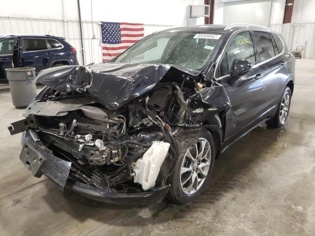 LRBFX2SA1LD139962 - 2020 BUICK ENVISION E BLUE photo 2