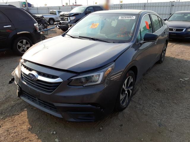 4S3BWAB64L3020656 - 2020 SUBARU LEGACY GRAY photo 2