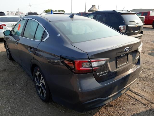 4S3BWAB64L3020656 - 2020 SUBARU LEGACY GRAY photo 3