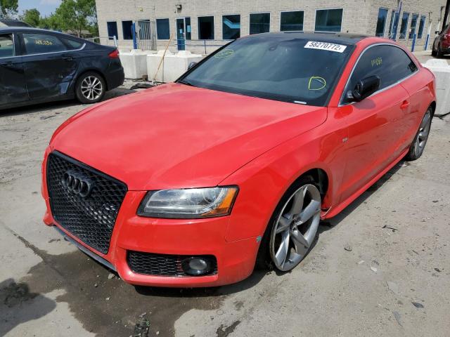 WAUWFAFR8AA014791 - 2010 AUDI A5 PRESTIG RED photo 2