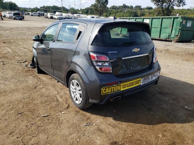 1G1JG6SB2K4137432 - 2019 CHEVROLET SONIC BLACK photo 3