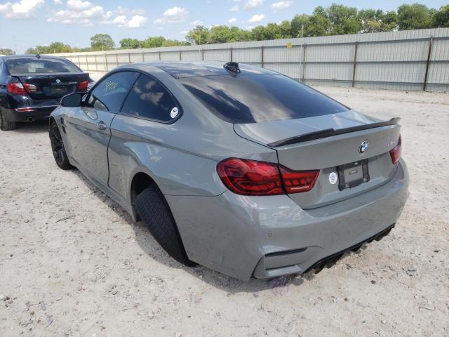 WBS3S7C57KAC09445 - 2019 BMW M4 CS GRAY photo 3