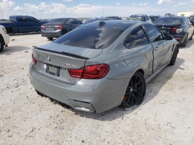 WBS3S7C57KAC09445 - 2019 BMW M4 CS GRAY photo 4