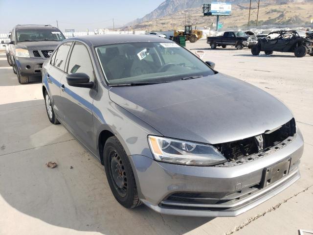 3VW2K7AJ8FM318910 - 2015 VOLKSWAGEN JETTA BASE 灰色 照片 1