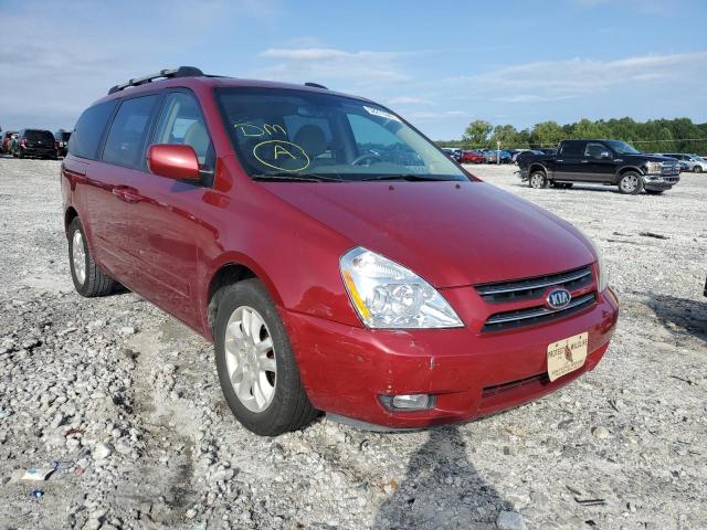 KNDMB233076142613 - 2007 KIA SEDONA RED photo 1