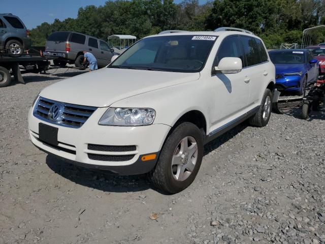 WVGZE77L97D053201 - 2007 VOLKSWAGEN TOUAREG V6 WHITE photo 2