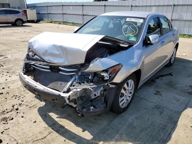 1HGCP2F38BA055087 - 2011 HONDA ACCORD LX SILVER photo 2