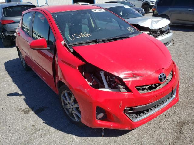 JTDKTUD3XCD534597 - 2012 TOYOTA YARIS RED photo 1