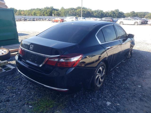 1HGCR2F34GA051667 - 2016 HONDA ACCORD LX BLACK photo 4