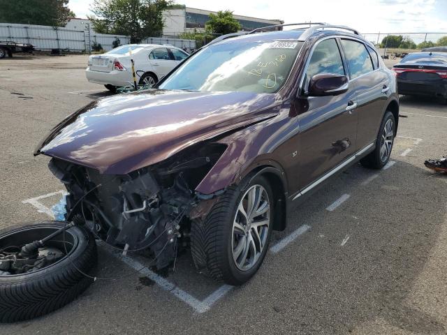 JN1BJ0RR1HM404469 - 2017 INFINITI QX50 BURGUNDY photo 2