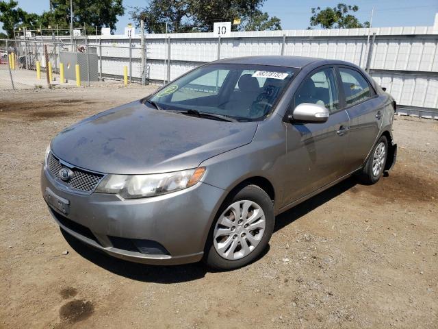 KNAFU4A23A5836568 - 2010 KIA FORTE EX GRAY photo 2