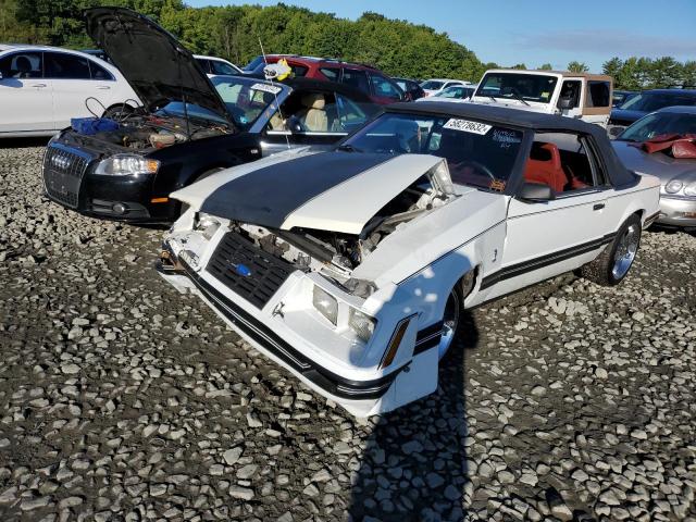 1FABP27M0EF159958 - 1984 FORD MUSTANG GL WHITE photo 2