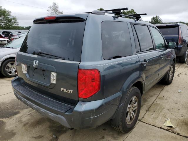 5FNYF18525B061639 - 2005 HONDA PILOT GRAY photo 4