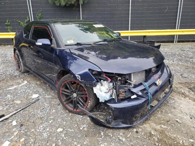 JTKJF5C71B3018476 - 2011 TOYOTA SCION TC ლურჯი ფოტო 1