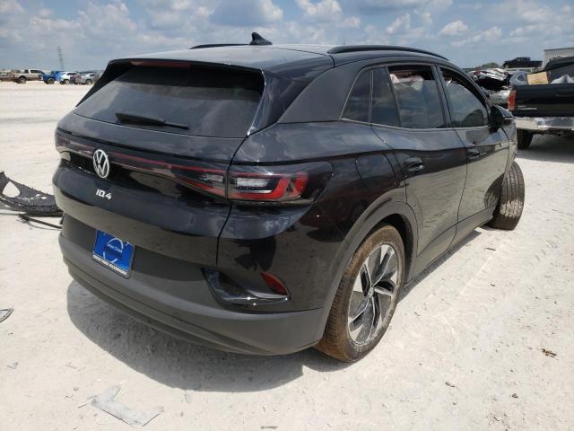 WVGTMPE27MP053761 - 2021 VOLKSWAGEN ID.4 PRO S შავი ფოტო 4