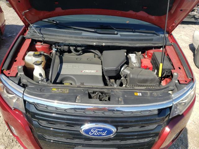 2FMDK4AK0DBA67586 - 2013 FORD EDGE SPORT MAROON photo 7