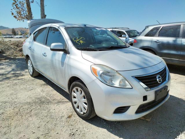 3N1CN7AP4DL859879 - 2013 NISSAN VERSA S SILVER photo 1