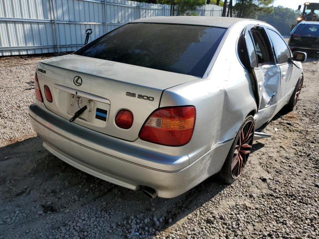 JT8BD68S3Y0099476 - 2000 LEXUS GS 300 SILVER photo 4