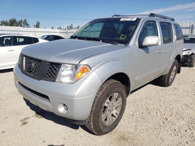 5N1AR18W25C772087 - 2005 NISSAN PATHFINDER SILVER photo 2