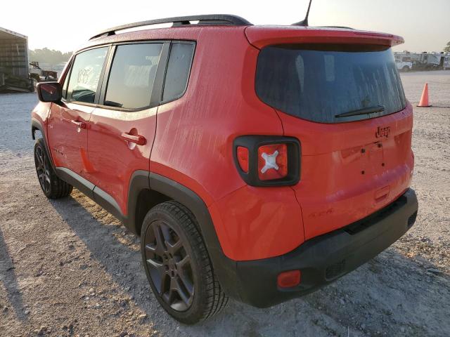 ZACNJDB18NPN61836 - 2022 JEEP RENEGADE L RED photo 3