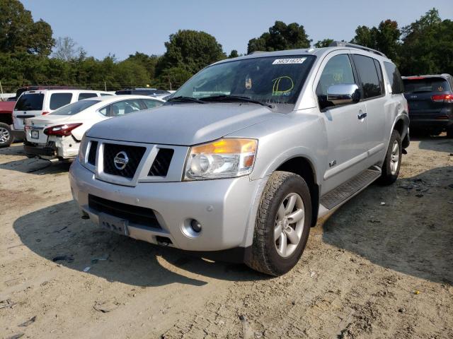 5N1BA08C69N601400 - 2009 NISSAN ARMADA SE SILVER photo 2