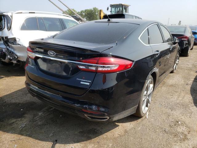 3FA6P0K99HR293321 - 2017 FORD FUSION TIT BLACK photo 4