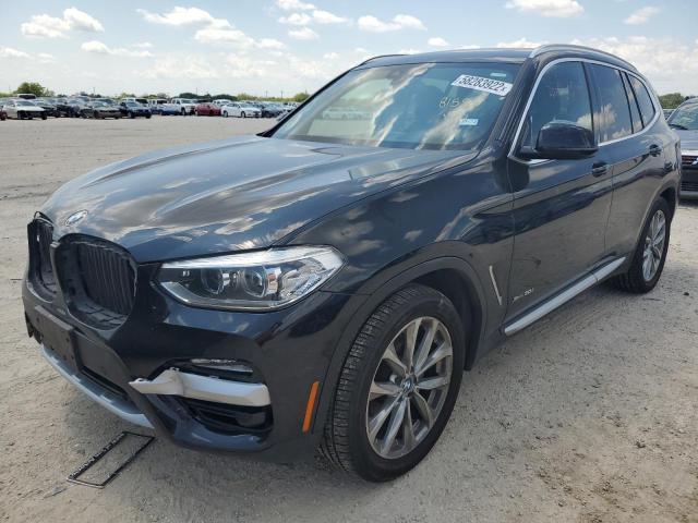 5UXTR9C58JLC79505 - 2018 BMW X3 XDRIVE3 BLACK photo 2