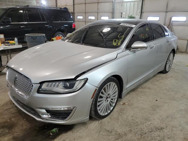 3LN6L5EC2HR631700 - 2017 LINCOLN MKZ RESERV SILVER photo 2