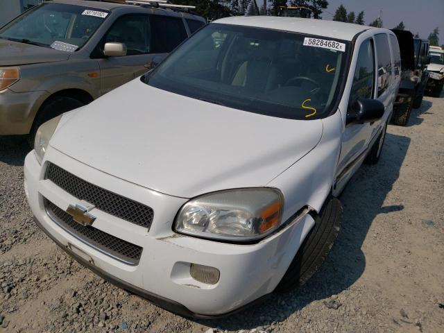 1GNDV23W28D197621 - 2008 CHEVROLET UPLANDER L WHITE photo 2