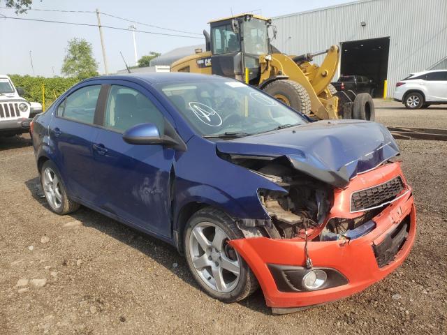 1G1JB5EH9E4204671 - 2014 CHEVROLET SONIC LS BLUE photo 1