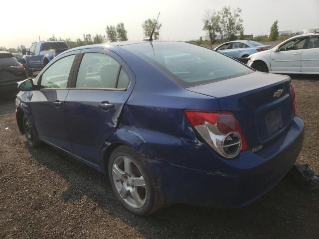 1G1JB5EH9E4204671 - 2014 CHEVROLET SONIC LS BLUE photo 3