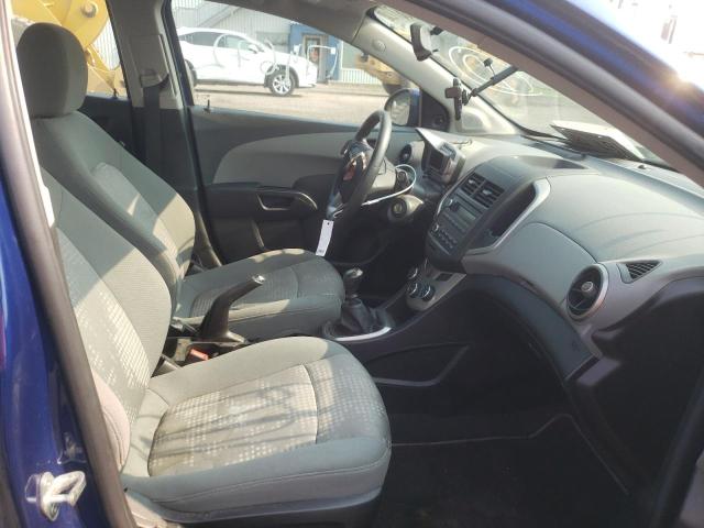 1G1JB5EH9E4204671 - 2014 CHEVROLET SONIC LS BLUE photo 5