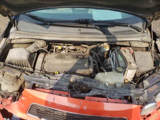 1G1JB5EH9E4204671 - 2014 CHEVROLET SONIC LS BLUE photo 7