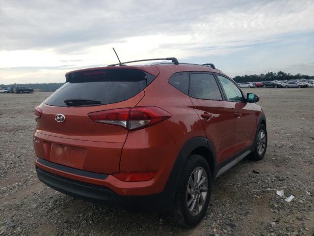 KM8J33A49HU391891 - 2017 HYUNDAI TUCSON ORANGE photo 4