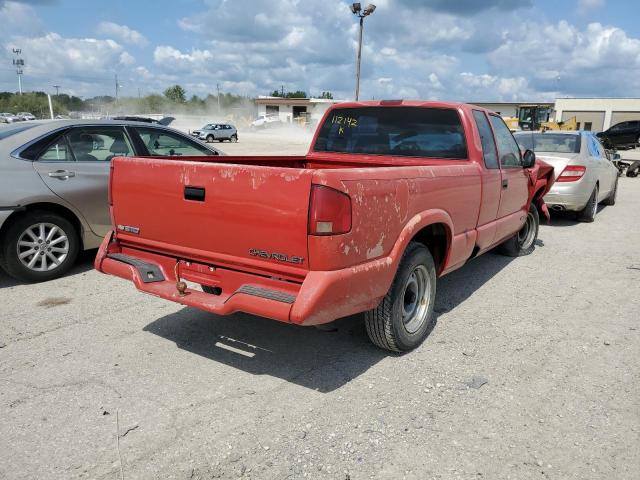 1GCCS19X0TK112142 - 1996 CHEVROLET S TRUCK S1 RED photo 4