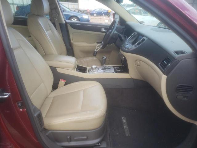 KMHGC4DF1BU125169 - 2011 HYUNDAI GENESIS 4. BURGUNDY photo 5