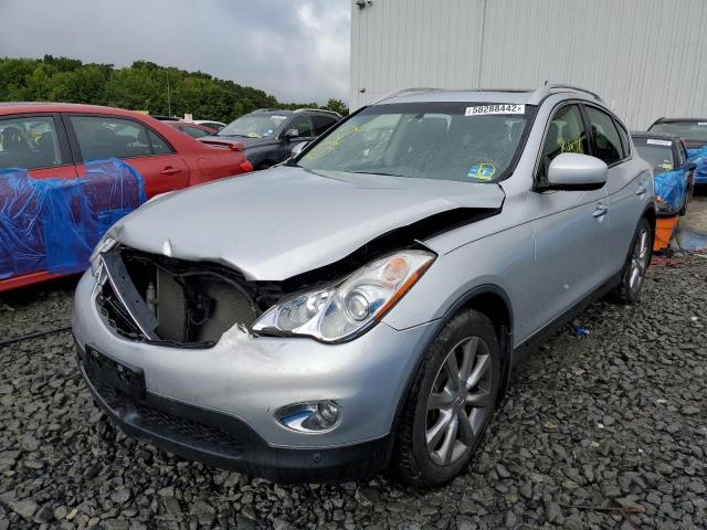 JN1BJ0HR2DM482061 - 2013 INFINITI EX37 BASE SILVER photo 2